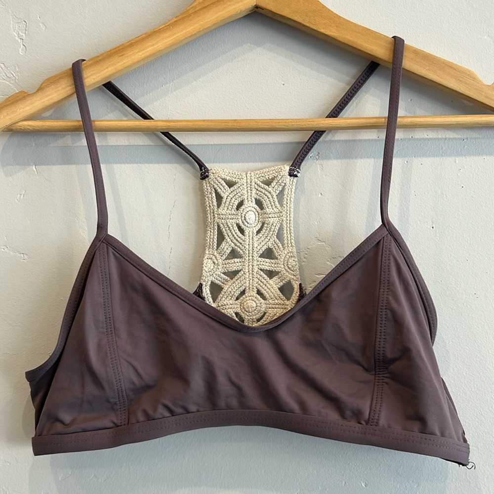 L*Space Bikini Nanette Crochet Top